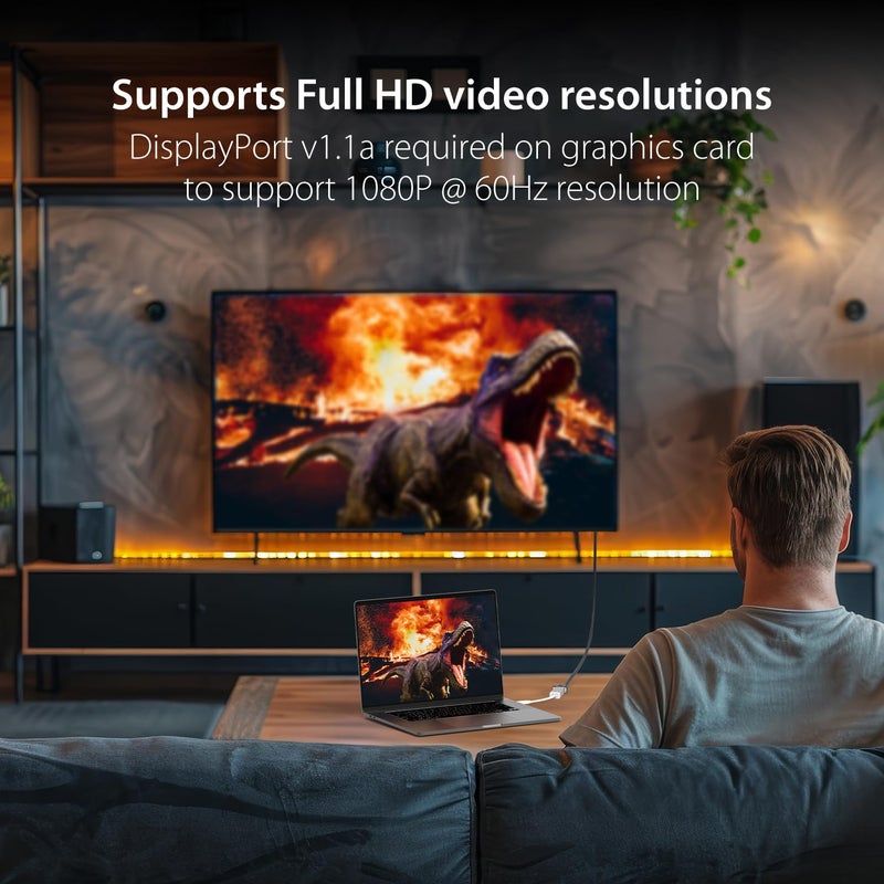 j5create USB Type-C to VGA Adapter, Thunderbolt 3/4 to VGA, Aluminium Shell, Compatible with iPhone 16/15 Pro Max, MacBook Pro/Air, iPad Pro, XPS, S22/23/24 and More (JCA111) - Image 3